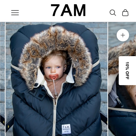 NWT 7AM Enfant Car Seat Cocoon in Tundra Black !! - Picture 7 of 16